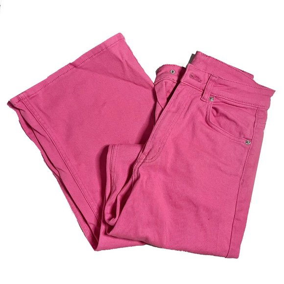 H&M Divided 🎀 Pink Baggy Straight Jeans, US 2 - Picture 1 of 2